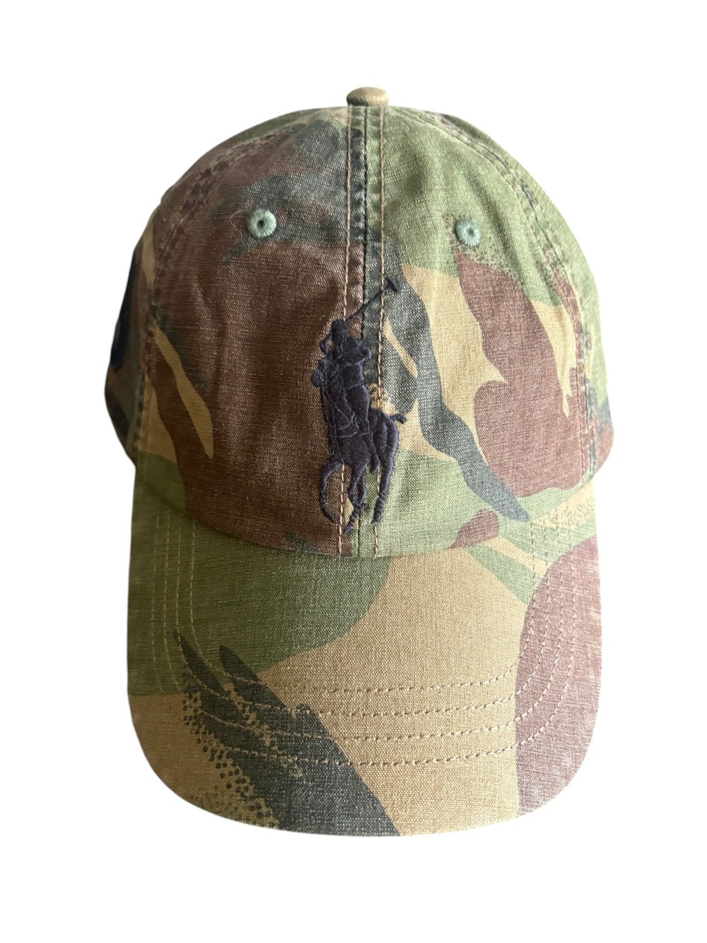 NWT Polo Ralph Lauren Camouflage Baseball Cap adjustable Back Strap OS - Picture 4 of 7